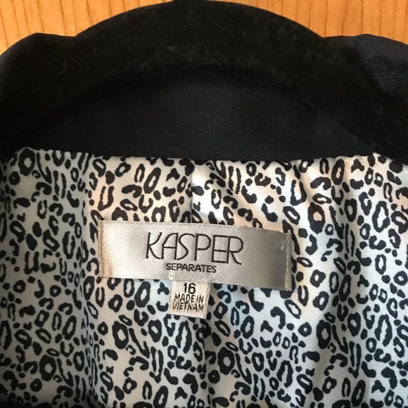 Kasper Separates Navy Blazer - Picture 6 of 8